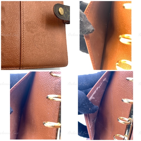 Authentic LOUIS VUITTON Monogram Canvas Small Ring Agenda PM - Picture 10 of 13